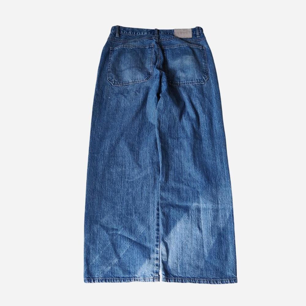 Y2K Mecca Jeans Baggy Wide Leg Cotton Denim